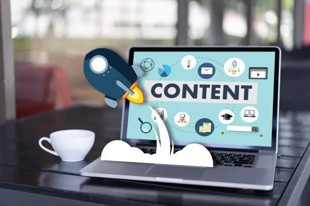 "A content marketing expert planning an SEO-friendly digital strategy to boost brand visibility in Kuwait."